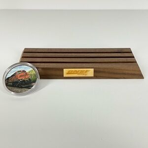 NEW! 2020 BNSF Railway Commemorative Injury Free Safety Coin w/ Wooden Stand